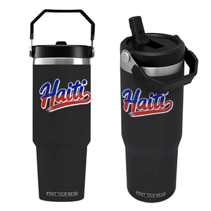Ayiti Cheri Haiti Pride Gift For Proud Haitians Flip Straw Tumbler