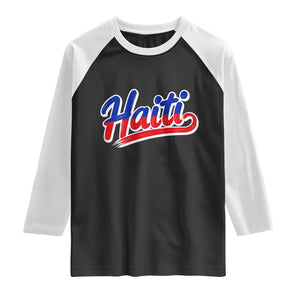 Ayiti Cheri Haiti Pride Gift For Proud Haitians Raglan Shirt