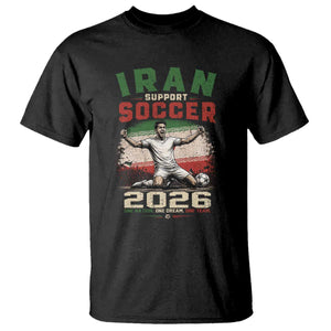 Iran Soccer Fan Gift T Shirt One Nation One Team One Dream