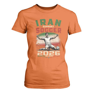 Iran Soccer Fan Gift T Shirt For Women One Nation One Team One Dream
