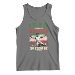 Iran Soccer Fan Gift Tank Top One Nation One Team One Dream