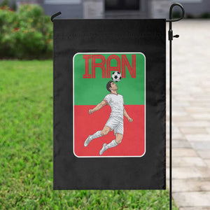 Iran Soccer Lover Garden Flag Proud Persian Roots Gift