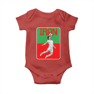 Iran Soccer Lover Baby Onesie Proud Persian Roots Gift