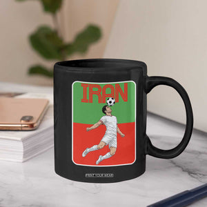 Iran Soccer Lover Coffee Mug Proud Persian Roots Gift