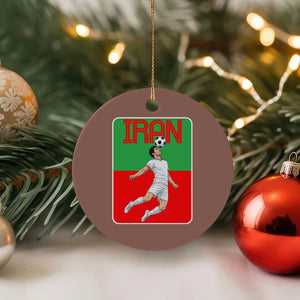 Iran Soccer Lover Ceramic Ornament Proud Persian Roots Gift