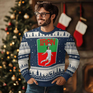 Iran Soccer Lover Ugly Christmas Sweater Proud Persian Roots Gift