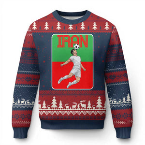 Iran Soccer Lover Ugly Christmas Sweater Proud Persian Roots Gift