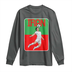 Iran Soccer Lover Long Sleeve Shirt Proud Persian Roots Gift