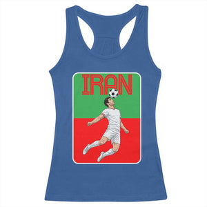 Iran Soccer Lover Racerback Tank Top Proud Persian Roots Gift