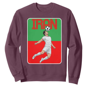 Iran Soccer Lover Sweatshirt Proud Persian Roots Gift