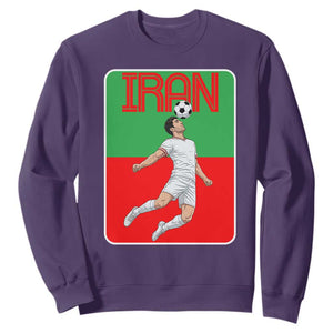 Iran Soccer Lover Sweatshirt Proud Persian Roots Gift