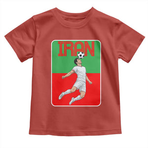 Iran Soccer Lover Toddler T Shirt Proud Persian Roots Gift