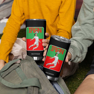 Iran Soccer Lover Tumbler Cup Proud Persian Roots Gift