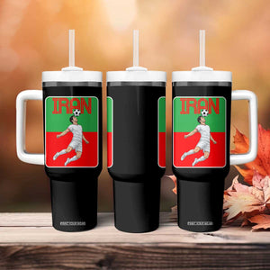 Iran Soccer Lover Tumbler With Handle Proud Persian Roots Gift