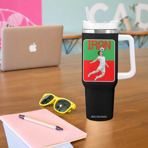 Iran Soccer Lover Tumbler With Handle Proud Persian Roots Gift