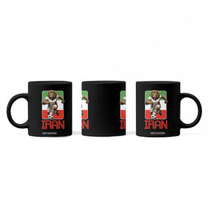 Persian Lions Soccer Fan Coffee Mug Proud Iranian Heritage Gift