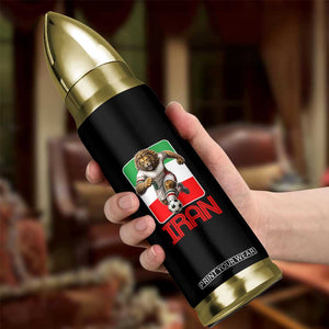 Persian Lions Soccer Fan Bullet Tumbler Proud Iranian Heritage Gift