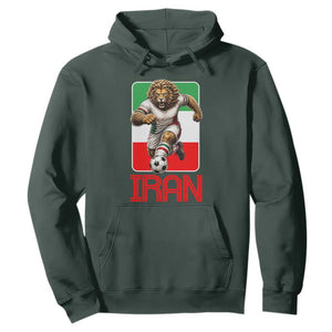 Persian Lions Soccer Fan Hoodie Proud Iranian Heritage Gift
