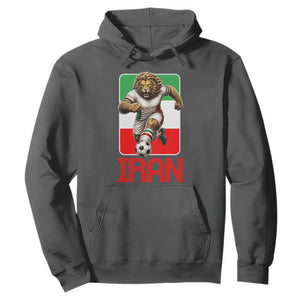 Persian Lions Soccer Fan Hoodie Proud Iranian Heritage Gift