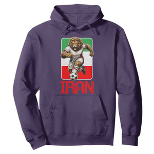 Persian Lions Soccer Fan Hoodie Proud Iranian Heritage Gift
