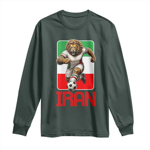 Persian Lions Soccer Fan Long Sleeve Shirt Proud Iranian Heritage Gift