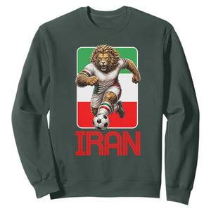 Persian Lions Soccer Fan Sweatshirt Proud Iranian Heritage Gift