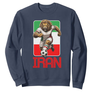 Persian Lions Soccer Fan Sweatshirt Proud Iranian Heritage Gift