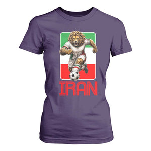 Persian Lions Soccer Fan T Shirt For Women Proud Iranian Heritage Gift