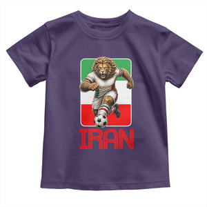 Persian Lions Soccer Fan Toddler T Shirt Proud Iranian Heritage Gift