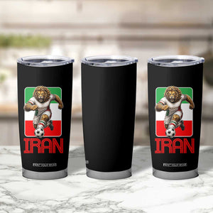 Persian Lions Soccer Fan Tumbler Cup Proud Iranian Heritage Gift