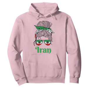 Persian Girl Power Soccer Fan Hoodie Team Iran Heritage Gift