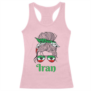 Persian Girl Power Soccer Fan Racerback Tank Top Team Iran Heritage Gift