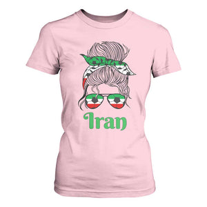 Persian Girl Power Soccer Fan T Shirt For Women Team Iran Heritage Gift