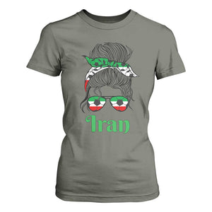 Persian Girl Power Soccer Fan T Shirt For Women Team Iran Heritage Gift