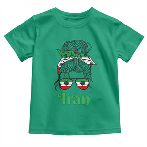 Persian Girl Power Soccer Fan Toddler T Shirt Team Iran Heritage Gift
