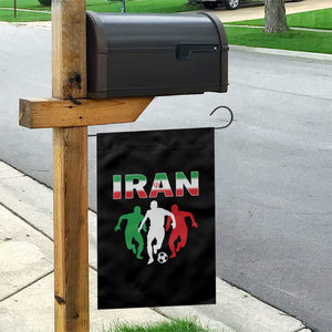 Supporting Iran Soccer Fan Garden Flag Proud Persian Heritage Gift