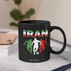 Supporting Iran Soccer Fan Coffee Mug Proud Persian Heritage Gift