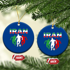 Supporting Iran Soccer Fan Ceramic Ornament Proud Persian Heritage Gift