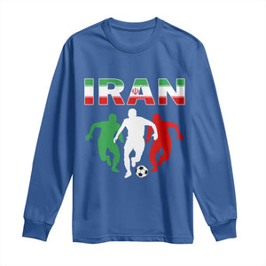 Supporting Iran Soccer Fan Long Sleeve Shirt Proud Persian Heritage Gift