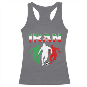 Supporting Iran Soccer Fan Racerback Tank Top Proud Persian Heritage Gift