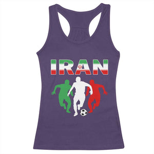 Supporting Iran Soccer Fan Racerback Tank Top Proud Persian Heritage Gift