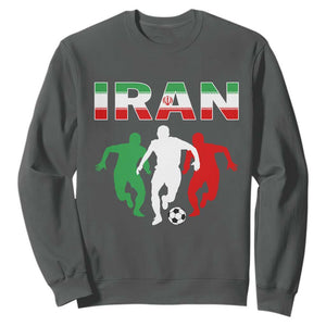 Supporting Iran Soccer Fan Sweatshirt Proud Persian Heritage Gift