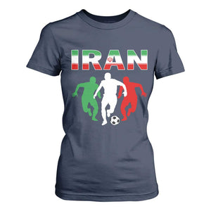 Supporting Iran Soccer Fan T Shirt For Women Proud Persian Heritage Gift