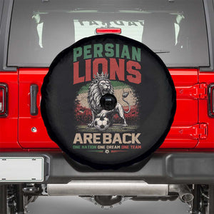 Proud Iran Soccer Fan Gift Spare Tire Cover Persian Lions Are Back