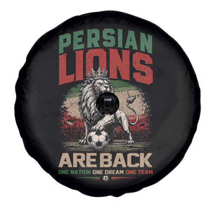Proud Iran Soccer Fan Gift Spare Tire Cover Persian Lions Are Back