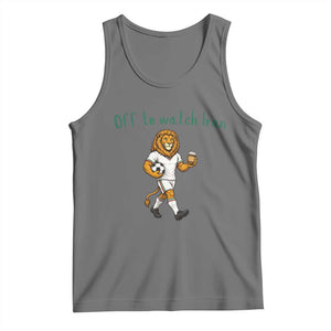 Funny Persian Lion Soccer Fan Gift Tank Top Off To Watch Iran