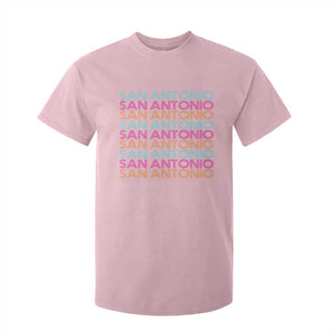 Vintage San Antonio Hoops Pride T Shirt For Kid Retro Basketball Fan