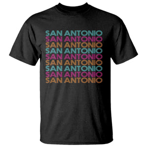Vintage San Antonio Hoops Pride T Shirt Retro Basketball Fan