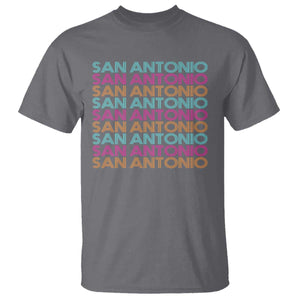 Vintage San Antonio Hoops Pride T Shirt Retro Basketball Fan