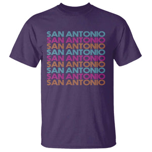 Vintage San Antonio Hoops Pride T Shirt Retro Basketball Fan